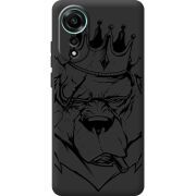 Черный чехол BoxFace OPPO A78 4G Bear King