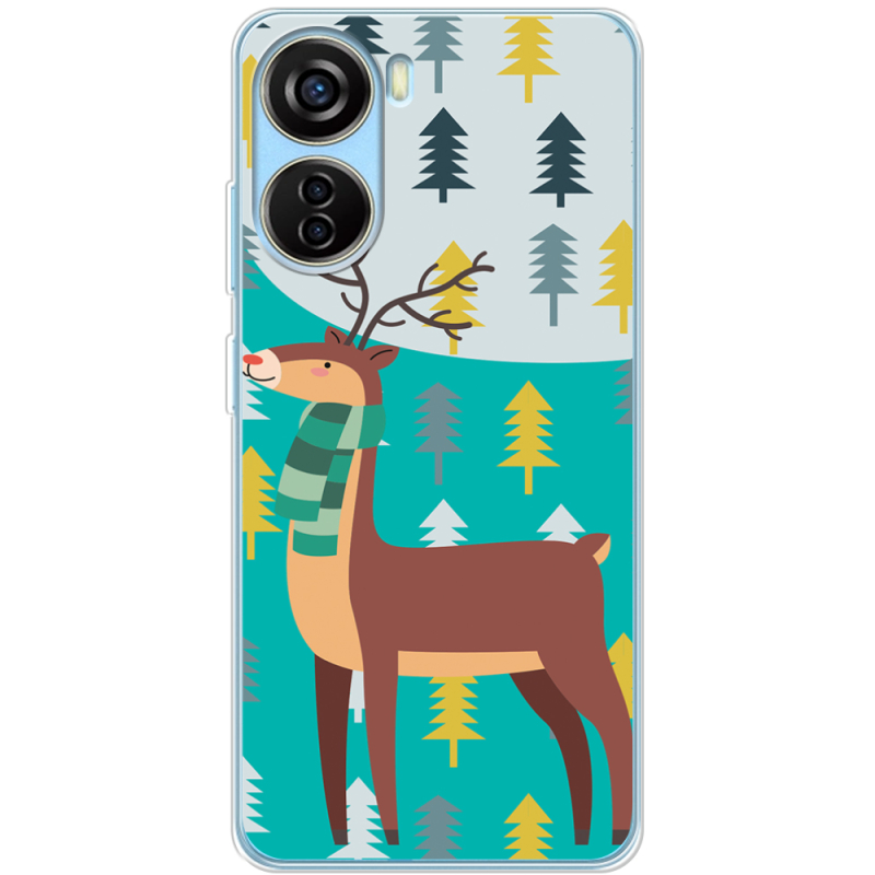 Чехол BoxFace ZTE Blade V40 Design Foresty Deer