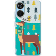 Чехол BoxFace ZTE Blade V40 Design Foresty Deer