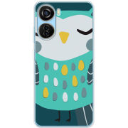 Чехол BoxFace ZTE Blade V40 Design Green Owl