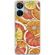 Чехол BoxFace ZTE Blade V40 Design Citrus Pattern