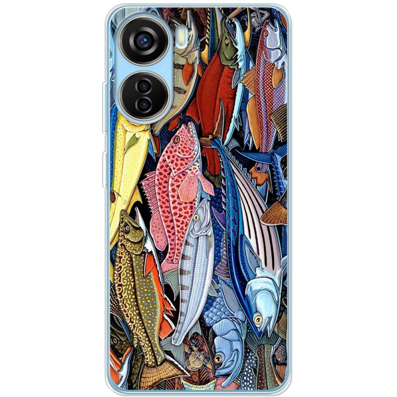 Чехол BoxFace ZTE Blade V40 Design Sea Fish