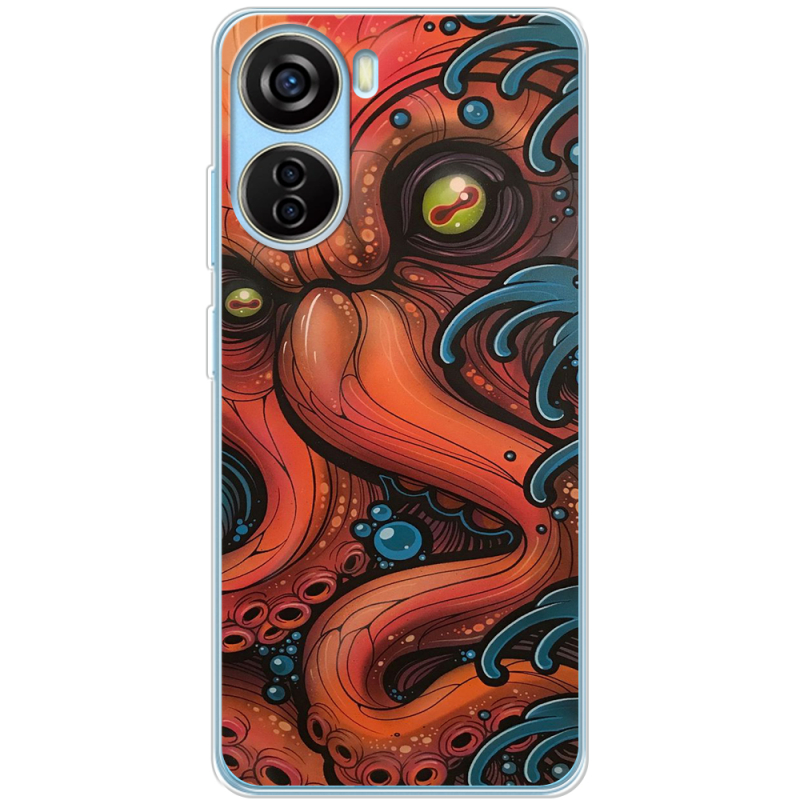 Чехол BoxFace ZTE Blade V40 Design Octopus