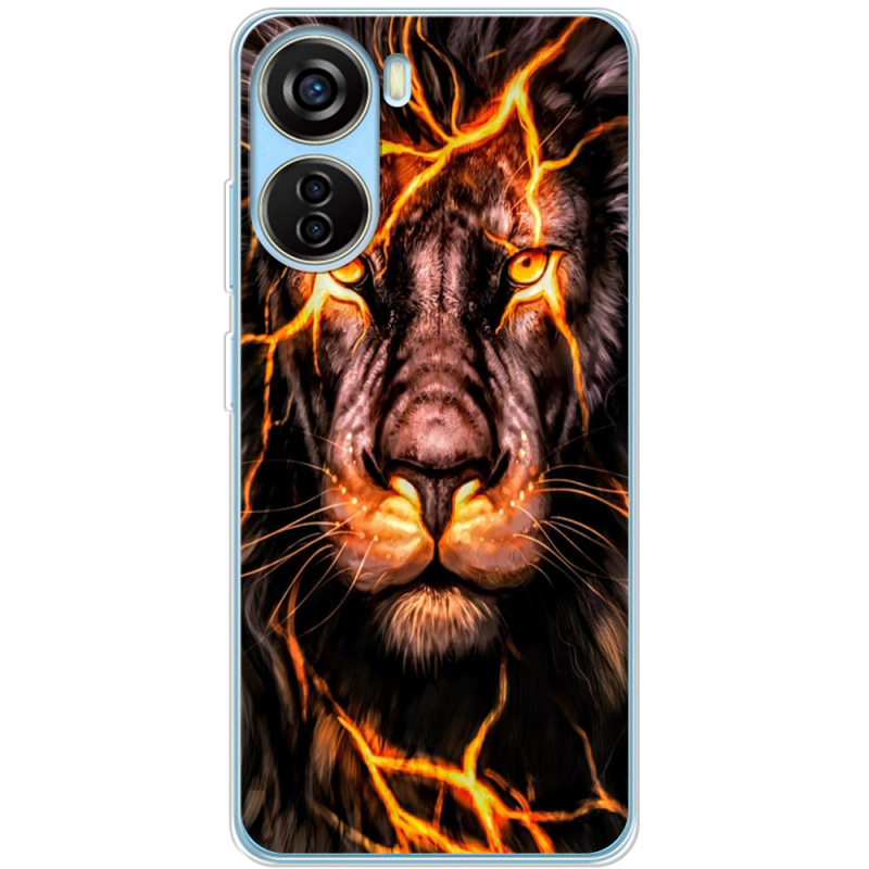 Чехол BoxFace ZTE Blade V40 Design Fire Lion