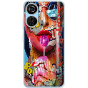 Чехол BoxFace ZTE Blade V40 Design Colorful Girl