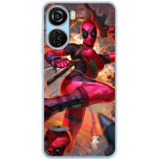 Чехол BoxFace ZTE Blade V40 Design Woman Deadpool