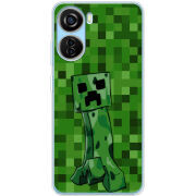 Чехол BoxFace ZTE Blade V40 Design Minecraft Creeper