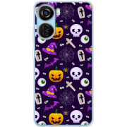 Чехол BoxFace ZTE Blade V40 Design Halloween Purple Mood