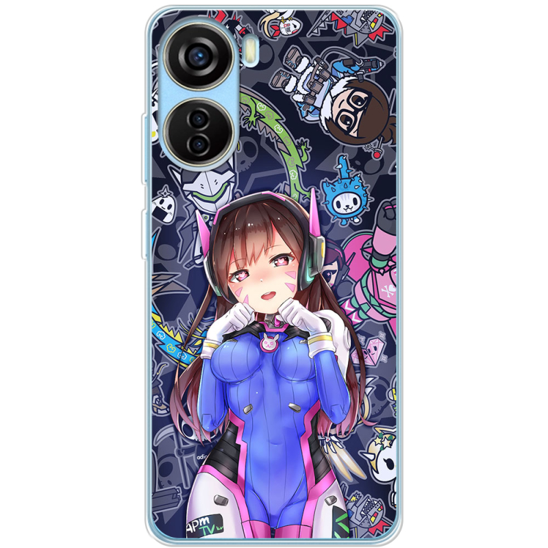 Чехол BoxFace ZTE Blade V40 Design Overwatch D.VA