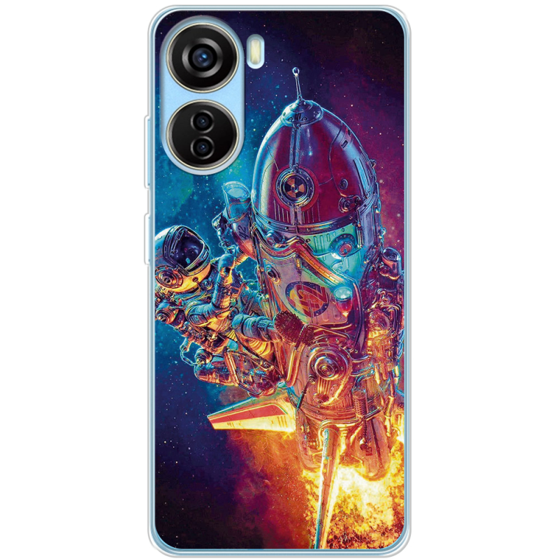 Чехол BoxFace ZTE Blade V40 Design Astronaut in Space