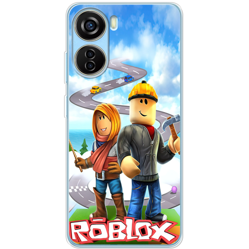 Чехол BoxFace ZTE Blade V40 Design Roblox Білдерман