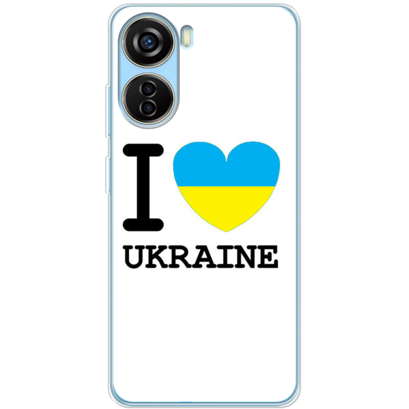 Чехол BoxFace ZTE Blade V40 Design I love Ukraine