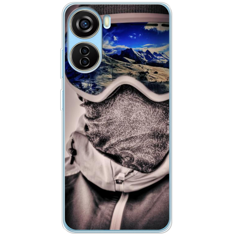 Чехол BoxFace ZTE Blade V40 Design snowboarder