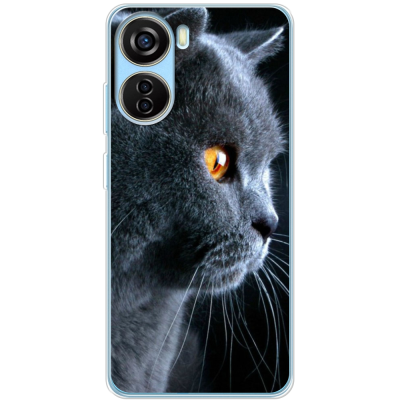 Чехол BoxFace ZTE Blade V40 Design English cat