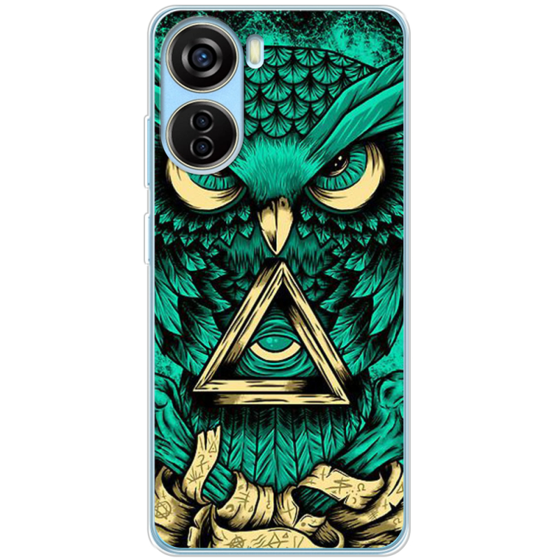 Чехол BoxFace ZTE Blade V40 Design Masonic Owl