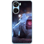 Чехол BoxFace ZTE Blade V40 Design Silver Car