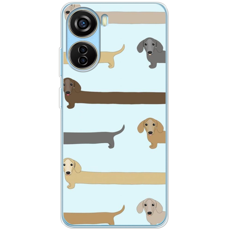 Чехол BoxFace ZTE Blade V40 Design Dachshund