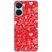 Чехол BoxFace ZTE Blade V40 Design Happy Valentines