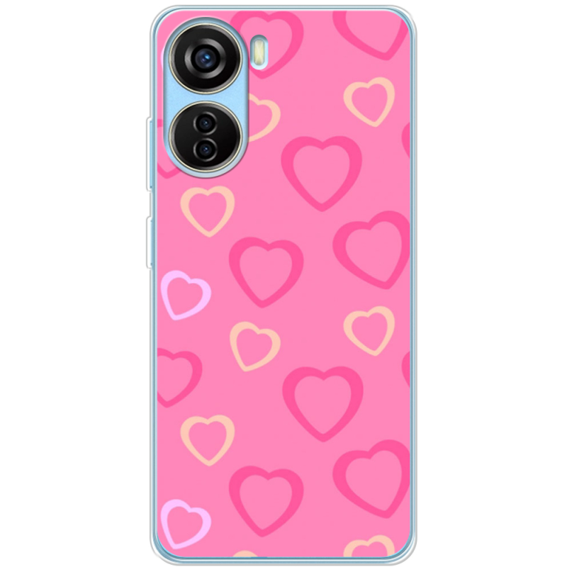 Чехол BoxFace ZTE Blade V40 Design Sugar Hearts