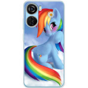 Чехол BoxFace ZTE Blade V40 Design My Little Pony Rainbow Dash