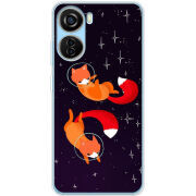 Чехол BoxFace ZTE Blade V40 Design Fox-Astronauts