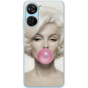 Чехол BoxFace ZTE Blade V40 Design Marilyn Monroe Bubble Gum