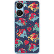 Чехол BoxFace ZTE Blade V40 Design Flying Elephants