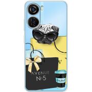 Прозрачный чехол BoxFace ZTE Blade V40 Design Fashion Pug