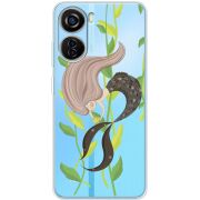 Прозрачный чехол BoxFace ZTE Blade V40 Design Cute Mermaid