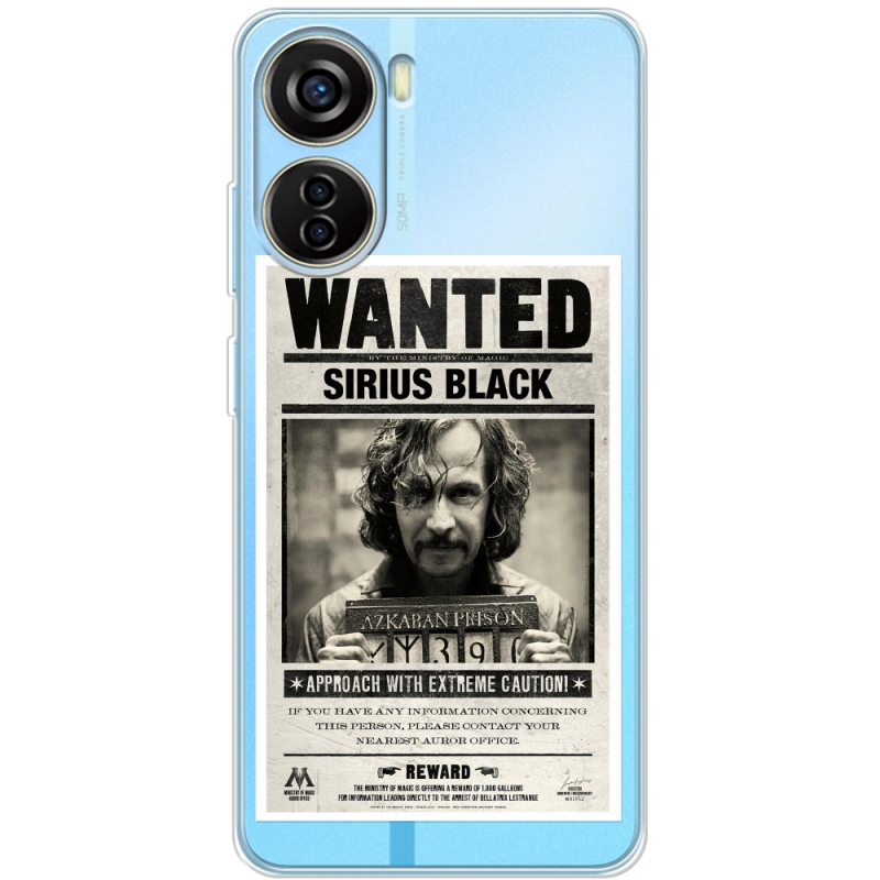 Прозрачный чехол BoxFace ZTE Blade V40 Design Sirius Black