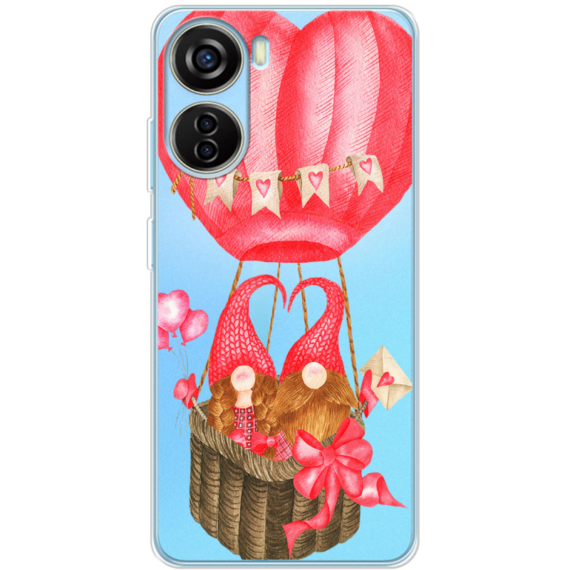 Прозрачный чехол BoxFace ZTE Blade V40 Design Valentine Dwarfs