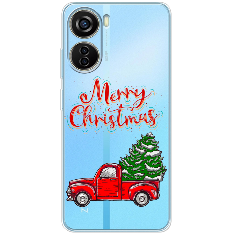 Прозрачный чехол BoxFace ZTE Blade V40 Design Holiday Car