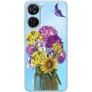 Прозрачный чехол BoxFace ZTE Blade V40 Design My Bouquet