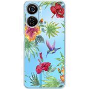 Прозрачный чехол BoxFace ZTE Blade V40 Design Tropical