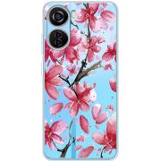 Прозрачный чехол BoxFace ZTE Blade V40 Design Pink Magnolia