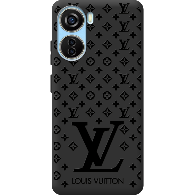 Черный чехол BoxFace ZTE Blade V40 Design LV Style