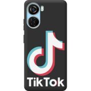 Черный чехол BoxFace ZTE Blade V40 Design Tik Tok