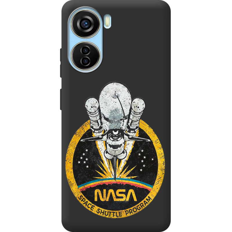 Черный чехол BoxFace ZTE Blade V40 Design NASA Spaceship