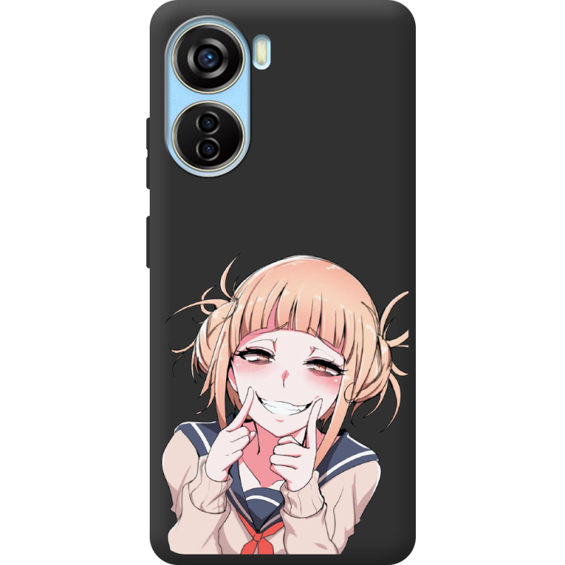 Черный чехол BoxFace ZTE Blade V40 Design Himiko Toga Smile