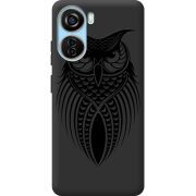 Черный чехол BoxFace ZTE Blade V40 Design Owl