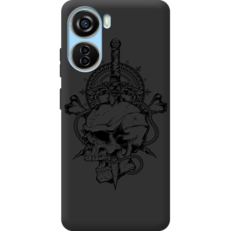 Черный чехол BoxFace ZTE Blade V40 Design 