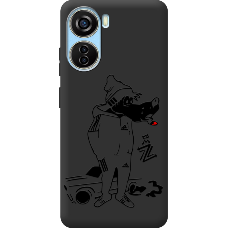 Черный чехол BoxFace ZTE Blade V40 Design 