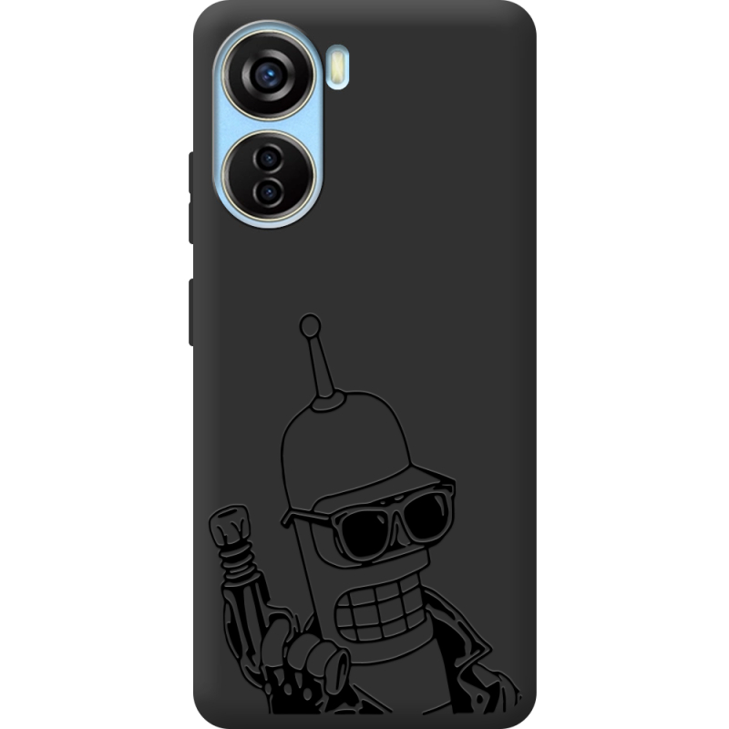 Черный чехол BoxFace ZTE Blade V40 Design 