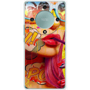 Чехол BoxFace Honor Magic 5 Lite 5G Yellow Girl Pop Art