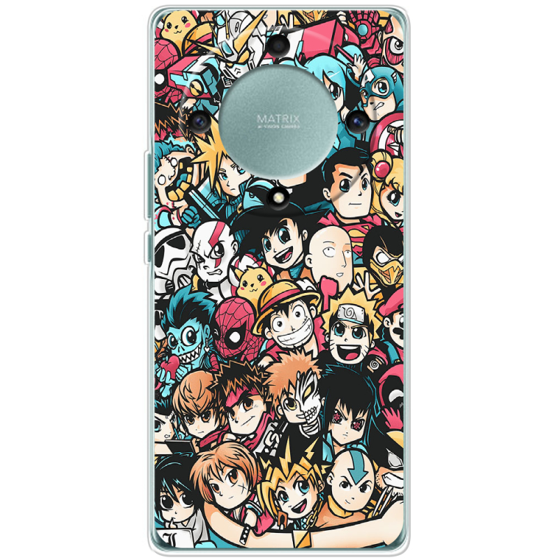 Чехол BoxFace Honor Magic 5 Lite 5G Anime Stickers