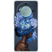 Чехол BoxFace Honor Magic 5 Lite 5G Exquisite Blue Flowers