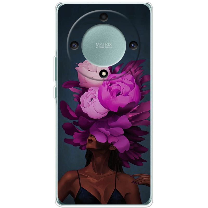 Чехол BoxFace Honor Magic 5 Lite 5G Exquisite Purple Flowers