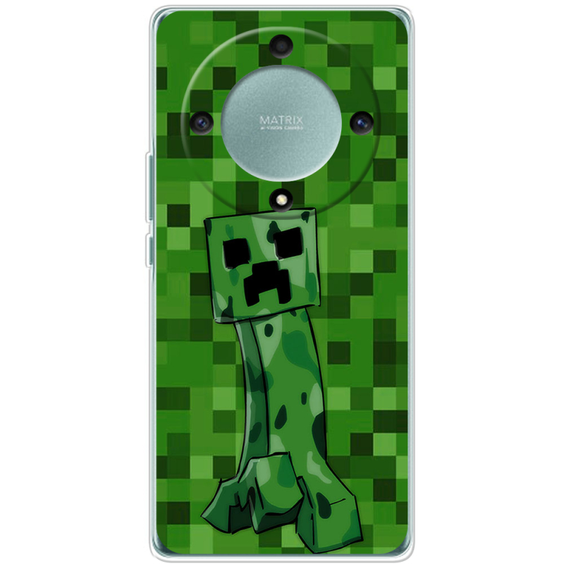 Чехол BoxFace Honor Magic 5 Lite 5G Minecraft Creeper