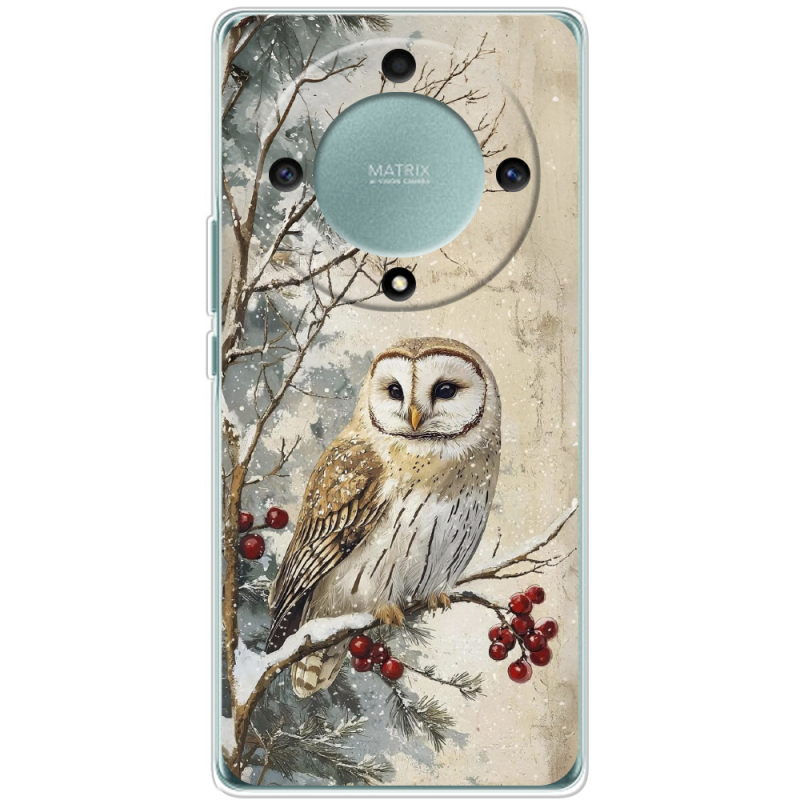 Чехол BoxFace Honor Magic 5 Lite 5G Christmas Owl