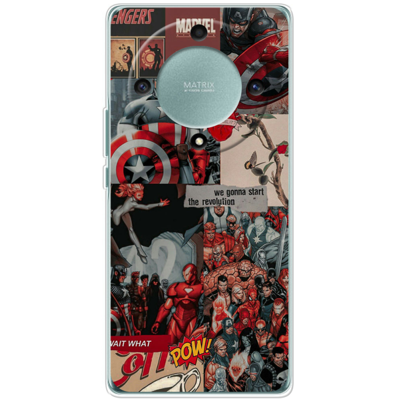 Чехол BoxFace Honor Magic 5 Lite 5G Marvel Avengers